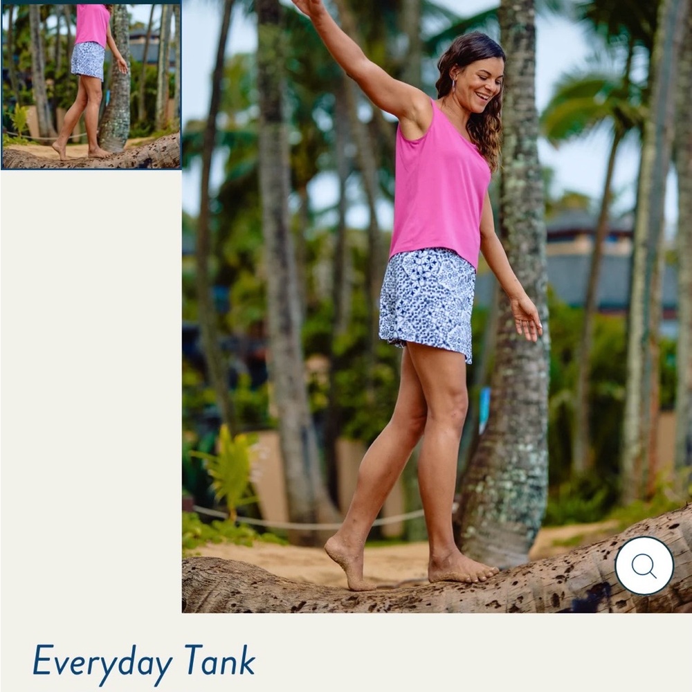 Ripskirt Hawaii Berry Pink Tank Top NWT - Picture 3 of 9